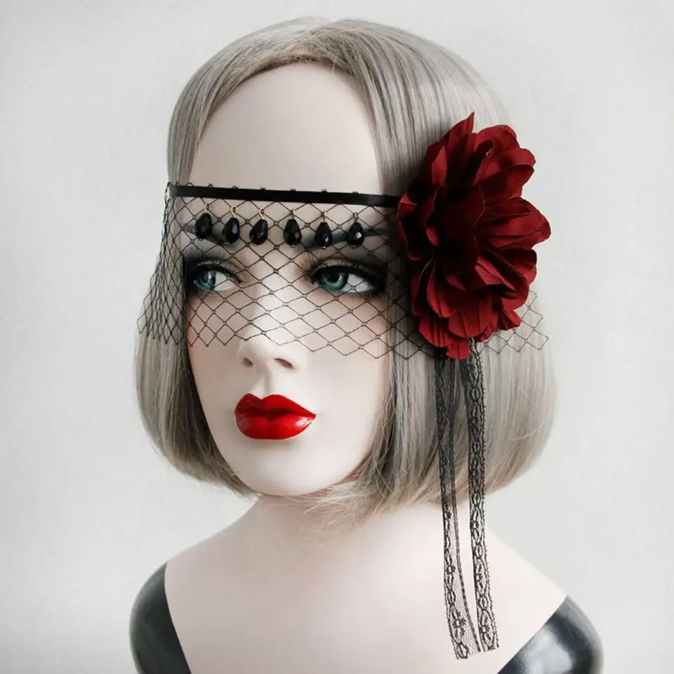 Vtipný pavúk Halloween čelenka cosplay čelenka ružová čarodejnica klobúk Hairband Chevné klobúky Felt Halloween Mask Men
