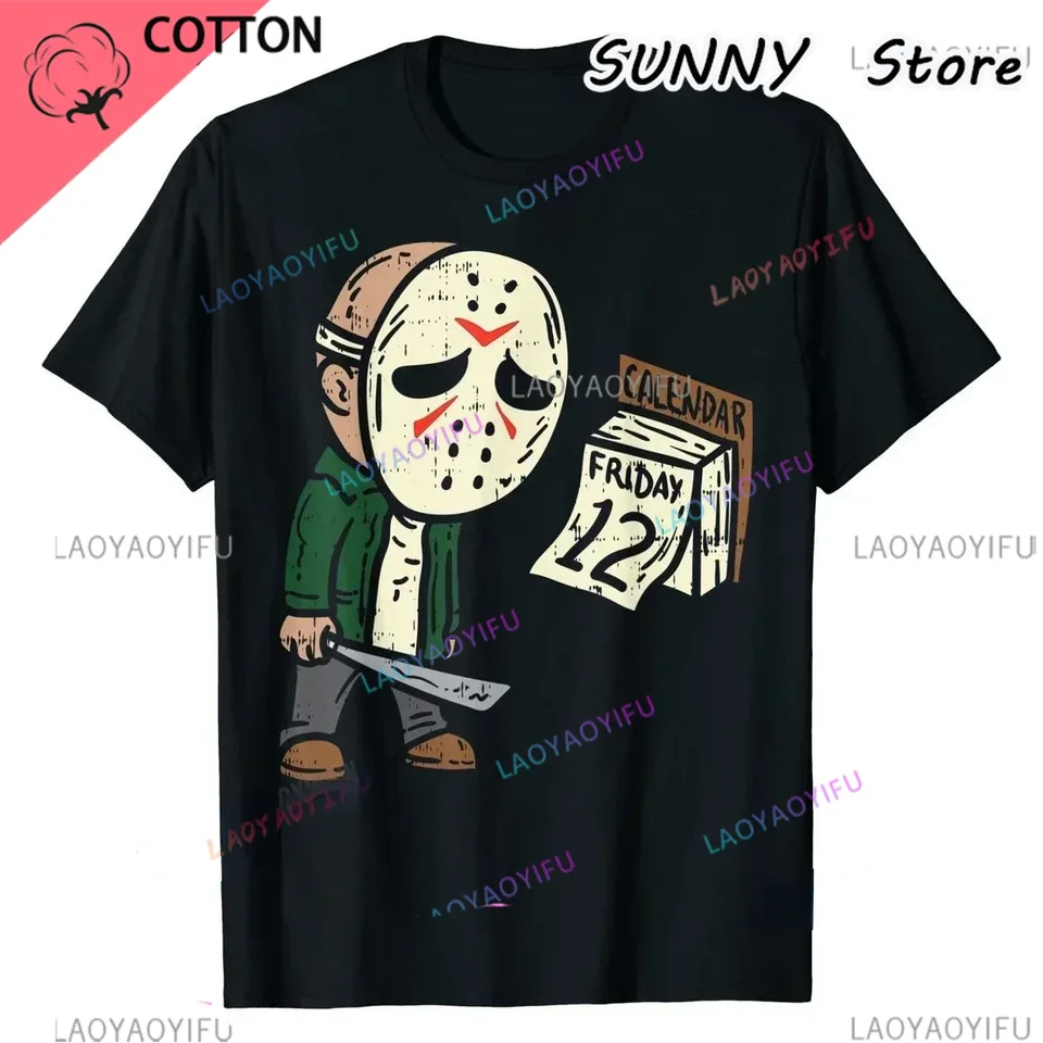 Vtipný príležitostný piatok 12. Halloween Horor Film Humor Tričko Men muži hot predaj fitness tesné topy košele tričká narodeniny