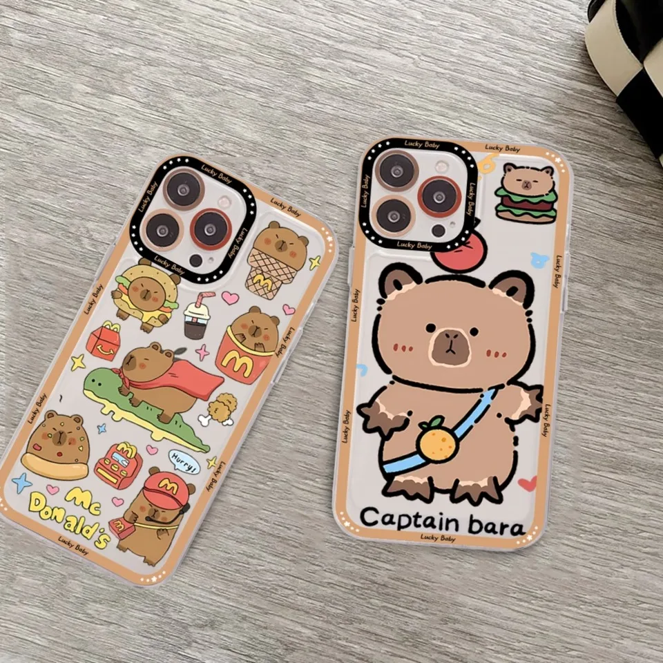 Vtipný puzdro na telefón Capybara pre Samsung A 10 20 30 70 13 21 32 72 22 51 52 53 71 73 32 4G 32 5G Fundas