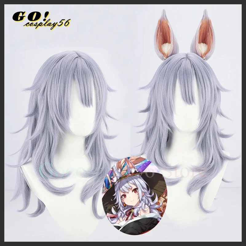 Vtuber Nina Kosaka Cosplay parochňa 60 cm dlhé kučeravé vlasy etyria youtuber rola hra hlavy
