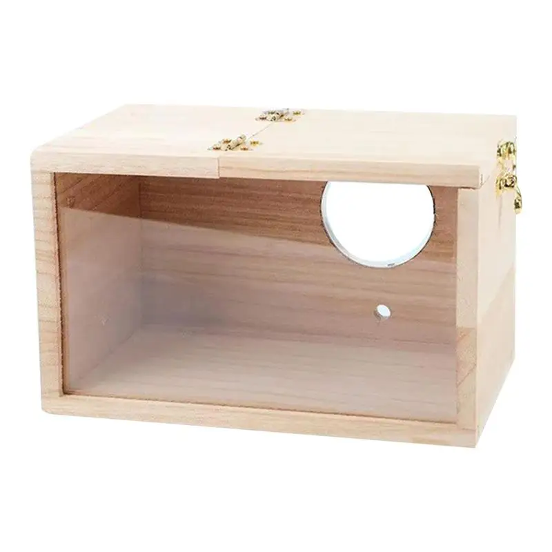Vtáky hniezdenie Parrot hniezdny dom papagáj Parrot Parrot Parking Parking Box Drevené vtáky hniezdenie domu pre papagájové budgí