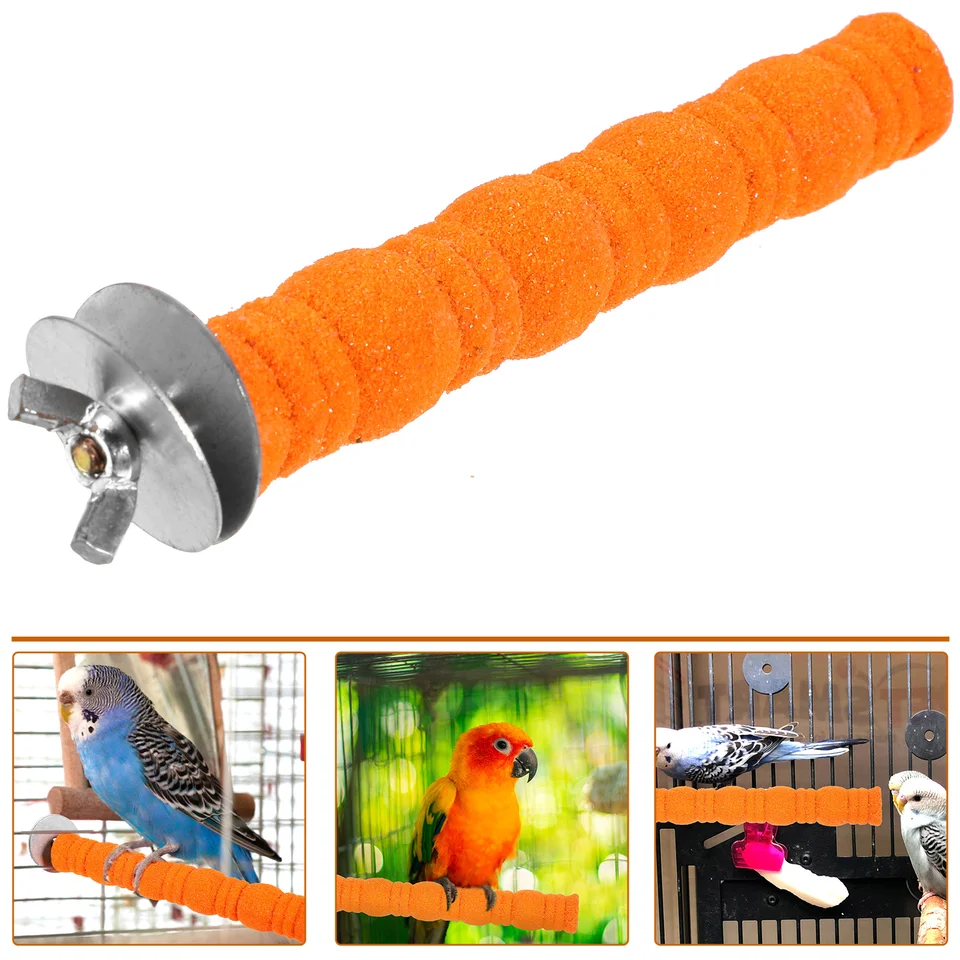Vtáčie hračka vtáka drevená papagájová bidlá zubná tyčinka papagáj Parrot Scratching Standing Rod