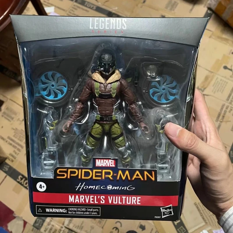 Vulture Marvel Legend Series Spider Man Hero Expedition Marvel Vulture Limited Mobile Zhromaždenie modelu hračky Vianoce darček