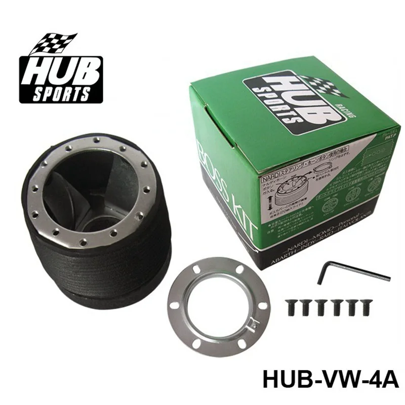 VW-4A Racing Censer Hub Adapter BOSS Kit pre Volkswagen Jetta Bora Polo Fit štandardný štandard 6 skrutiek volantu kolesá Hub-VW-4A