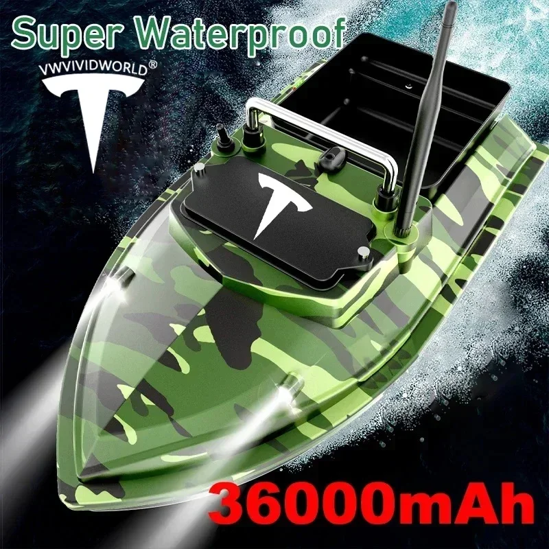 VWVividWorld, rybárska návnada 500 m návnady RC Dual Motor Fisher Finder 2 kg nakladanie Podpora automatického plavby/korekcie trasy VX