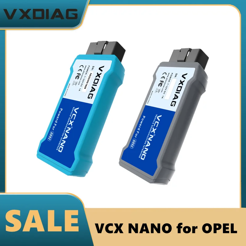 VXDIAG VCX Nano pre diagnostický nástroj GM / Opel CAR