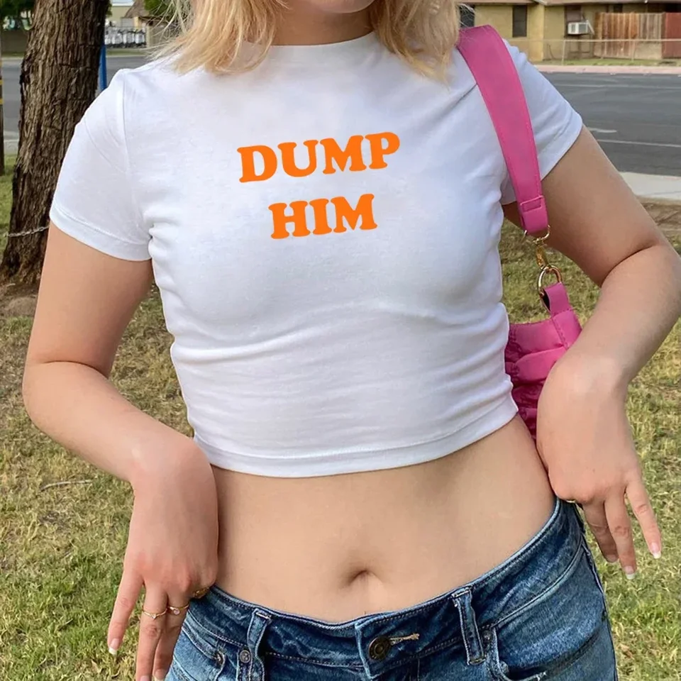 Vyhodiť ho Britney Spears inšpirované plodiny Top Dámska plodina letné streetwear tops girls fit fit tričko Cool detské plody Žena