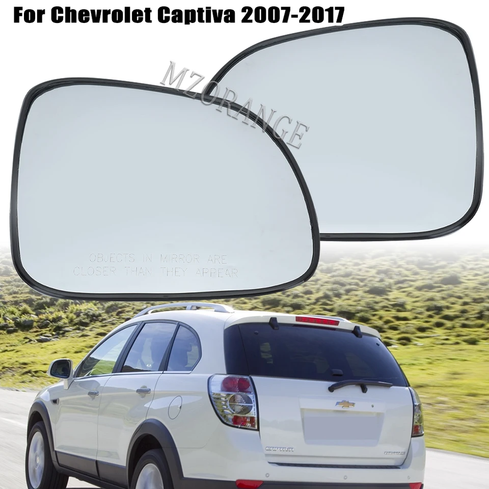 Vyhrievané zadné pohľady bočné zrkadlá sklenené diely pre Chevrolet Captiva 2007-2017
