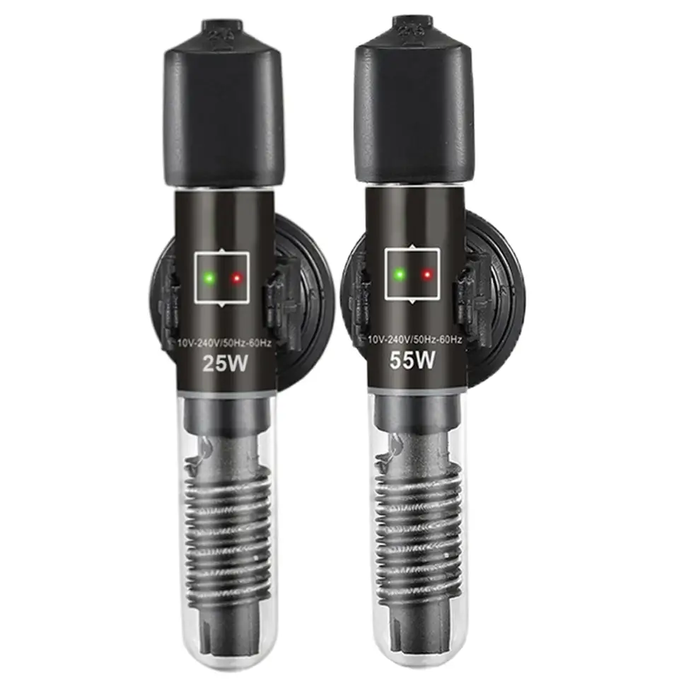 Vykuchovacia tyč s ryhovacou nádržou 25 W alebo 50 W teplota Termostat ponorná termostat malý akváriový ohrievač