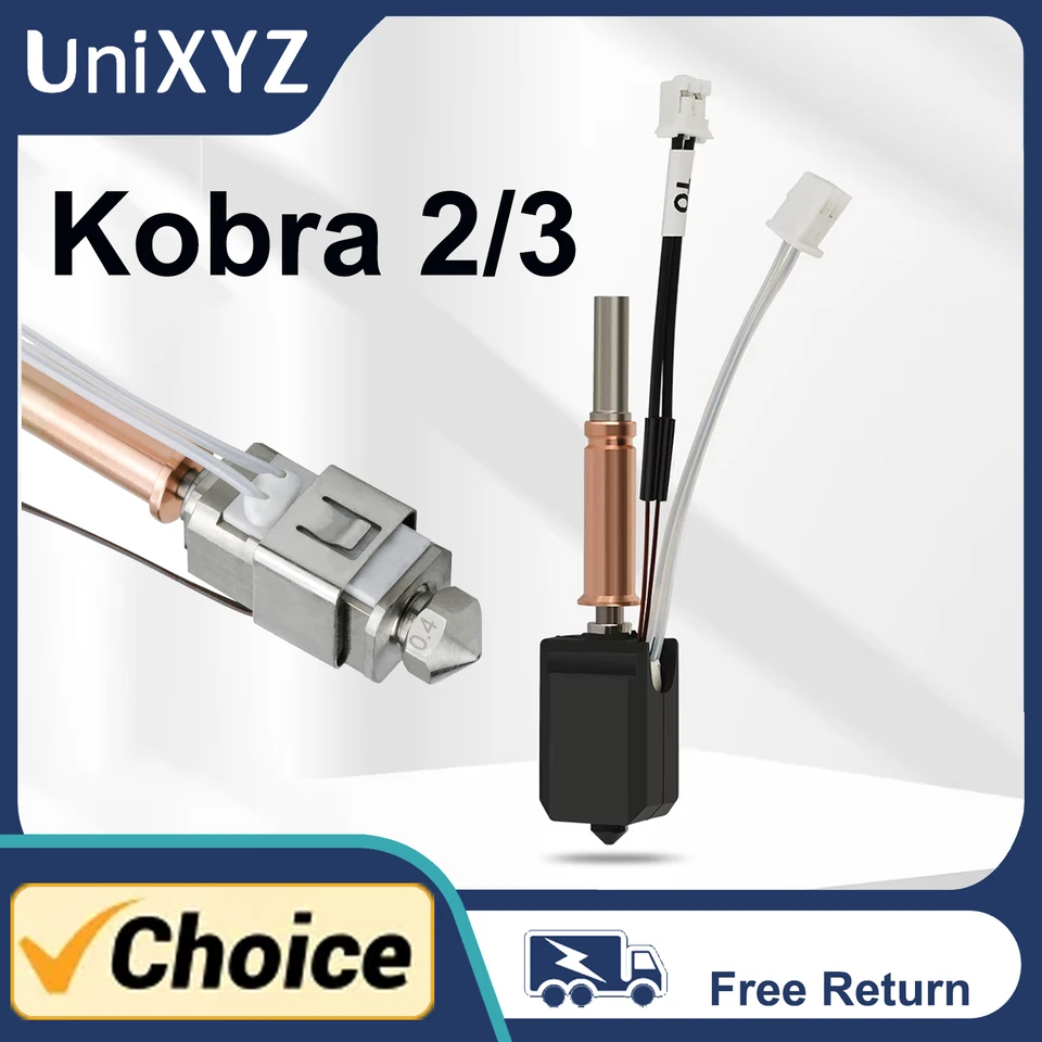 Vylepšená keramika Hotend pre AnyCubic Kobra 3 Combo Kobra 2 Hotend Plus max Pro High Speed ​​24 V 60 W Termistor keramického ohrievača