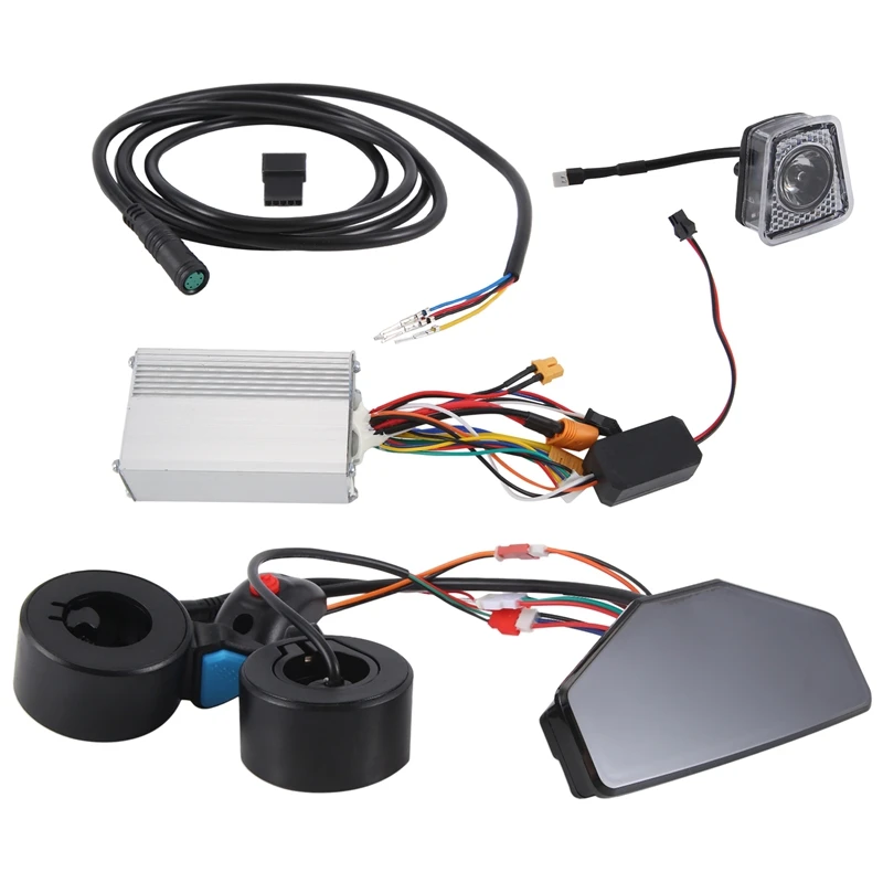 Vylepšené 36V 350W elektrické skútrové kefové ovládač+Light Full Kit pre Kugo Kirin S8 Pro Electric Scooter E-Bike