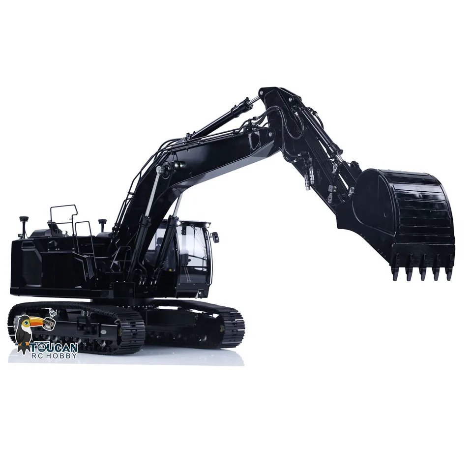 Vylepšené kovové Lesu 1/14 Aoue LR945 RC Hydraulický rýpadlo Model 7 Rverné ventily Zostavené hračky motora Digger THZH1709 THZH1709