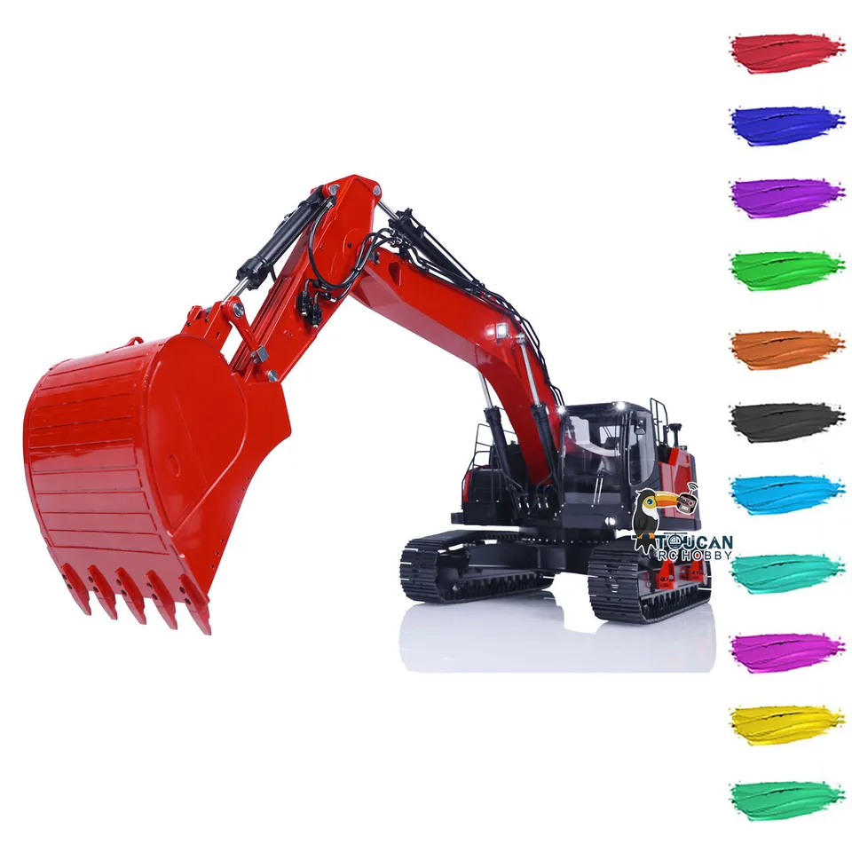 Vylepšené LESU 945 1/14 RC Hydraulický rýpadlo Light Sound PL18Ev Lite Lite diaľkovo ovládanie maľovaného prispôsobeného modelu THZH1620