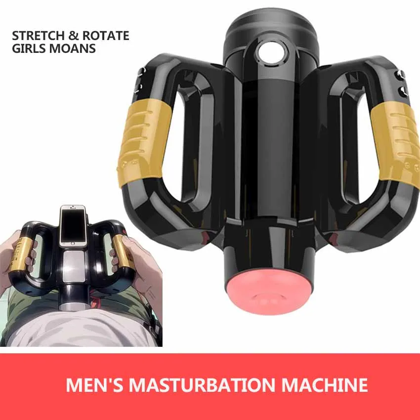 Vylepšené mužské masturbátor Automatické teleskopické striedanie rotácie Masturbation pohár
