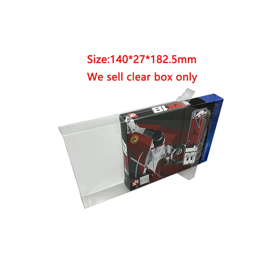 Vymazať PET Display Box pre PS4 2K18 Deluxe Edition Protective Collection Storage Case