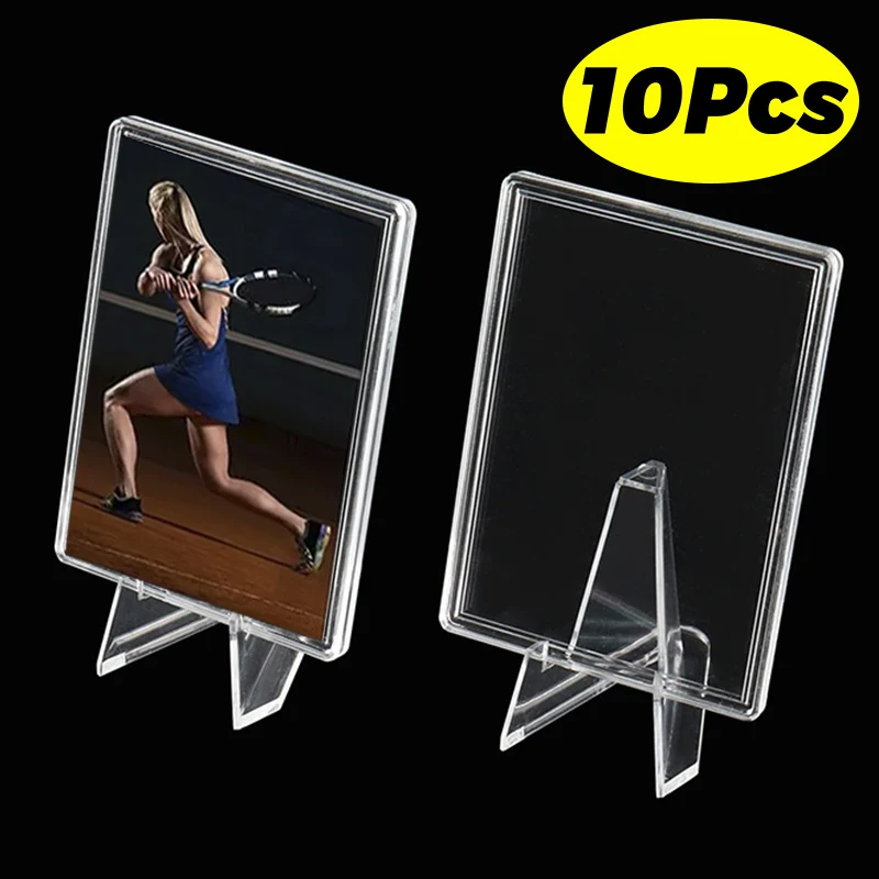Vymazať toploadery KPOP Idol Photocard SACVE SET Rám Anti-Scratch PS DIY Gaming Trading Card HD HD Zhromaždenie Držiak na zobrazenie stojanov