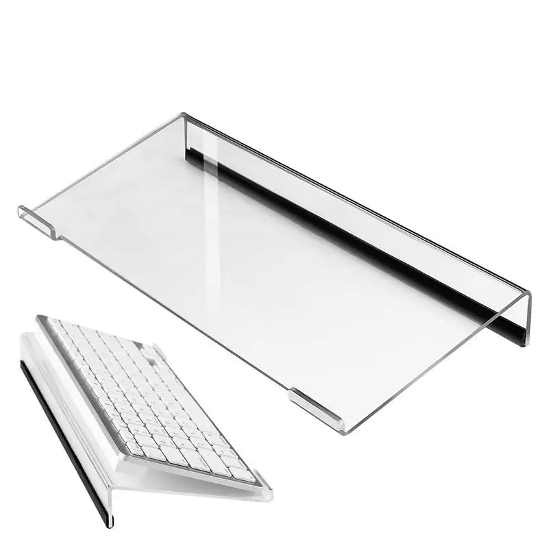 Vymažte akrylovú klávesnicu na zobrazenie stojanu na prenosný počítač stojany pre notebook pre notebook Klávesnica Klávesnica Klávesnica Klávesová klávesnica Zdvíhač klávesnice