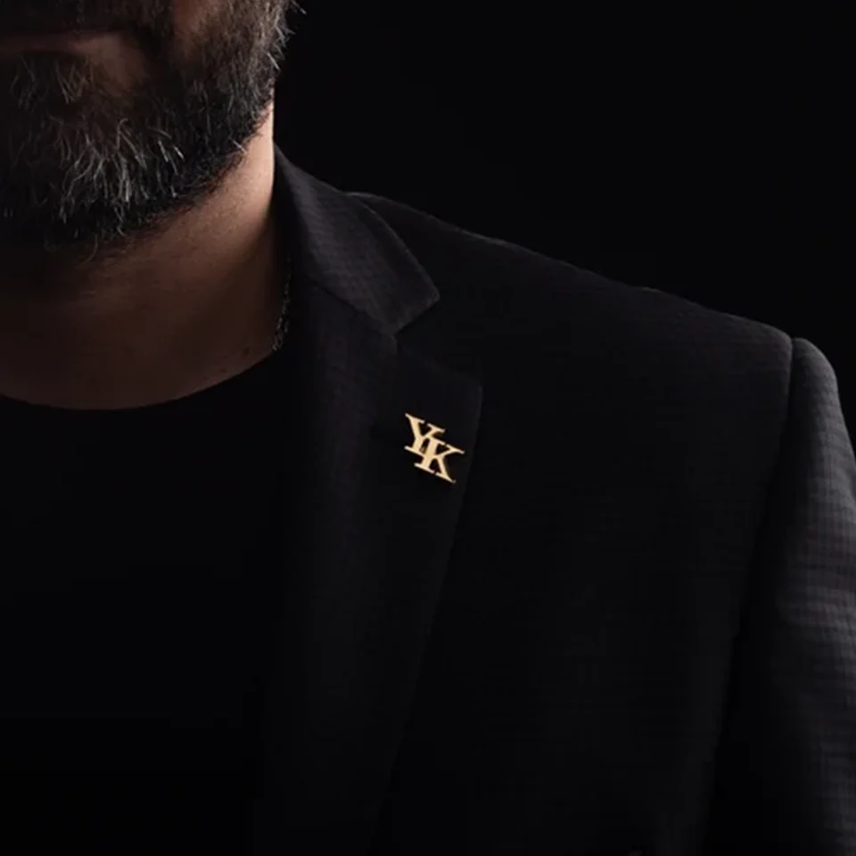 Vymenujte klopa PIN, vlastné iniciály brošňa, darček pre grenín, svadobný darček, vianočný darček pre neho