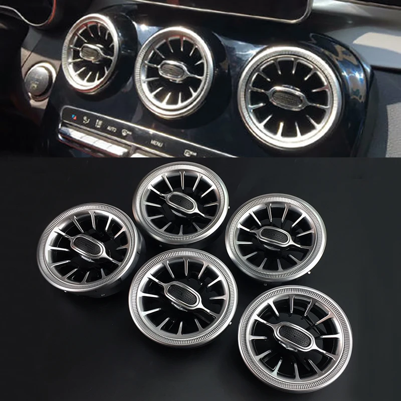 Vymeňte 5ks/1set automobilu Interiérový predný prístrojový panel čerstvého vzduchu Čistiteľ pre Mercedes W205 C & GLC 2015 2016 2017 2018 2018 2019
