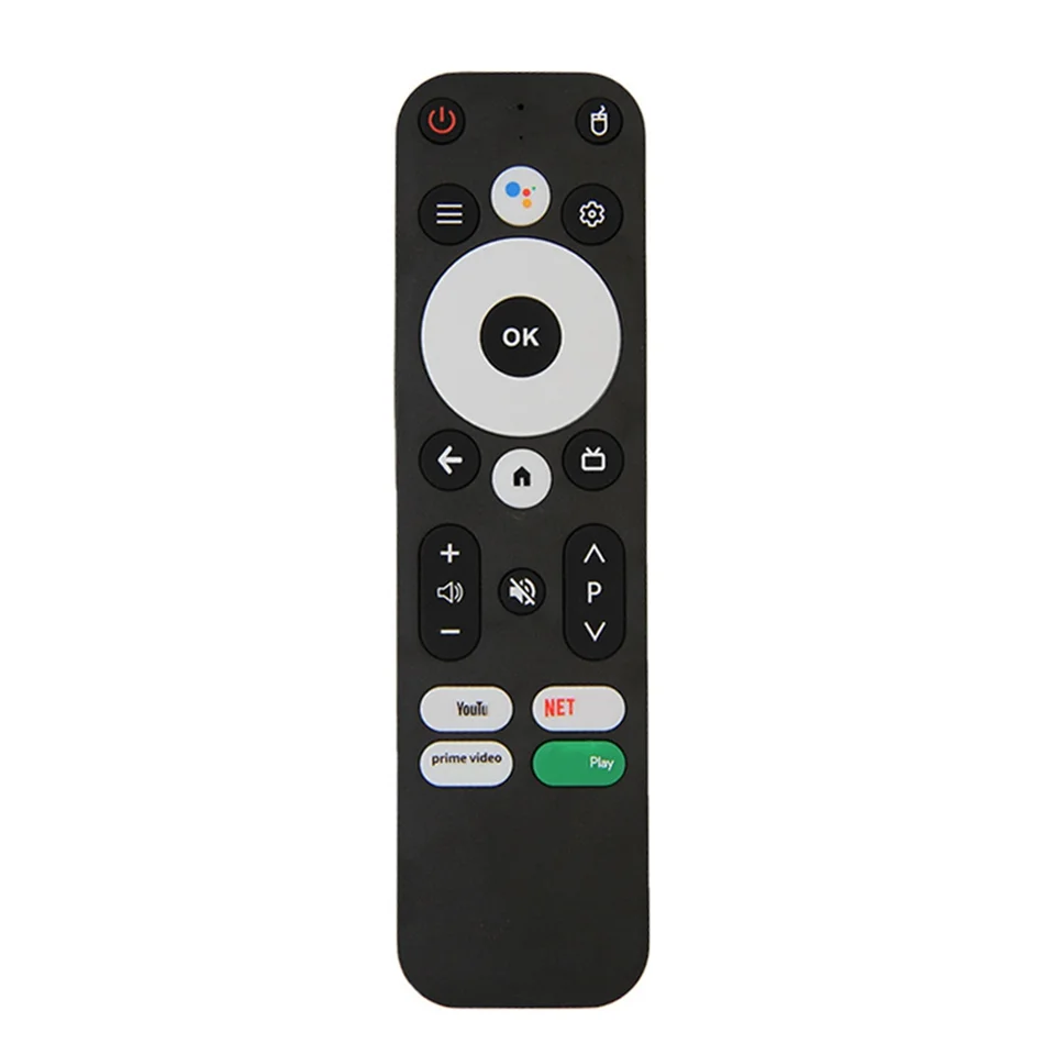 Vymeňte hlasové diaľkové ovládanie pre Mecool KM2 KM2 Plus Onn Android 4K UHD TV box Bluetooth Voice Remote Black