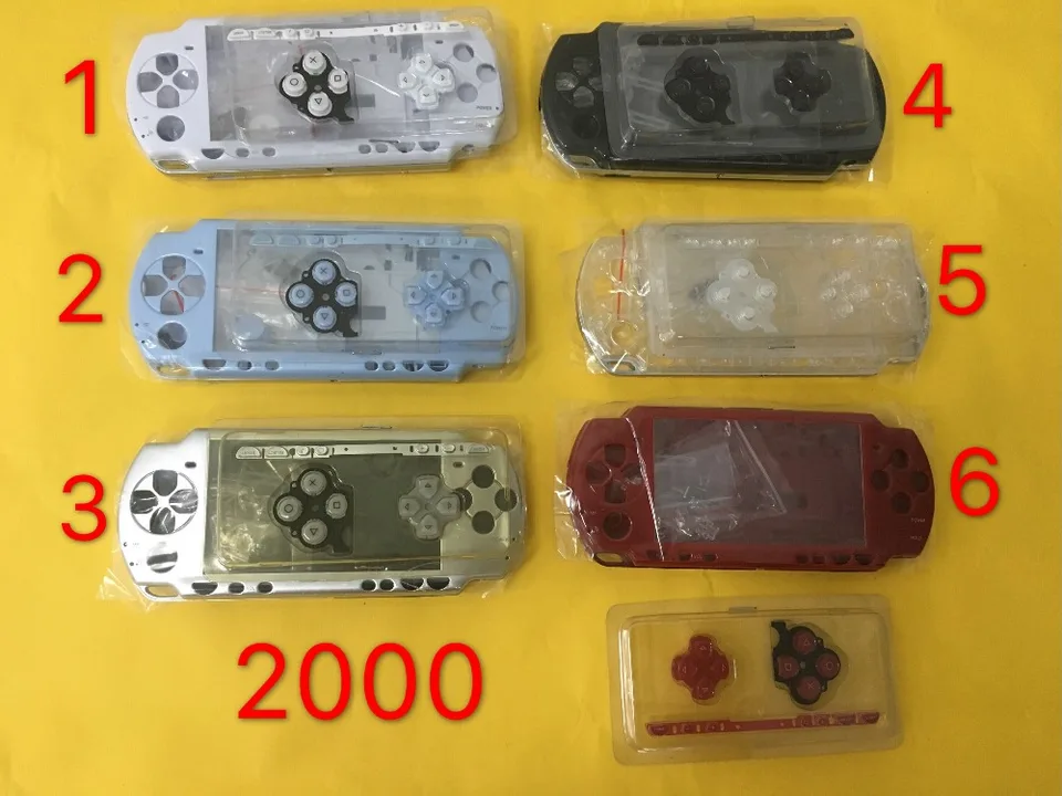 Vynikajúca kvalita obalu s úplným krytom puzdro s tlačidlami s tlačidlami pre PS2000 PSP 2000 Stará verzia Game Console
