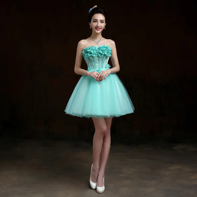Vynikajúce aplikácie čipky quinceanera šaty pódium elegantné guľové šaty bez ramienok s krátkymi plesmi, ktoré sú oblečené bez rukávov Vestido de 15