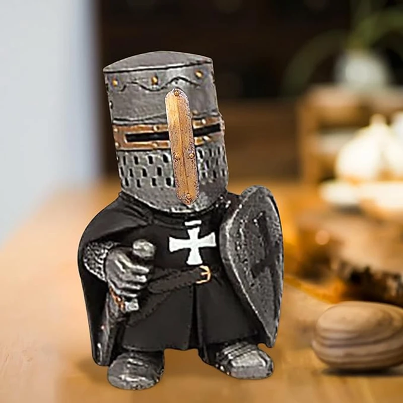 Vynikajúci rytiersky trpaslík, záhradné dekorácie, strážny rytier, záhradné sochy