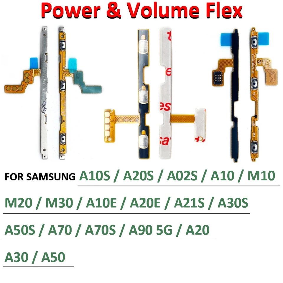Vypnutie tlačidla na tlačidlo na stlačené tlačidlo OFF Flex pre Samsung A10S A20S A02S A10 A10E A20E A21S A30S A50S A70 A70S A90 5G A20 A20