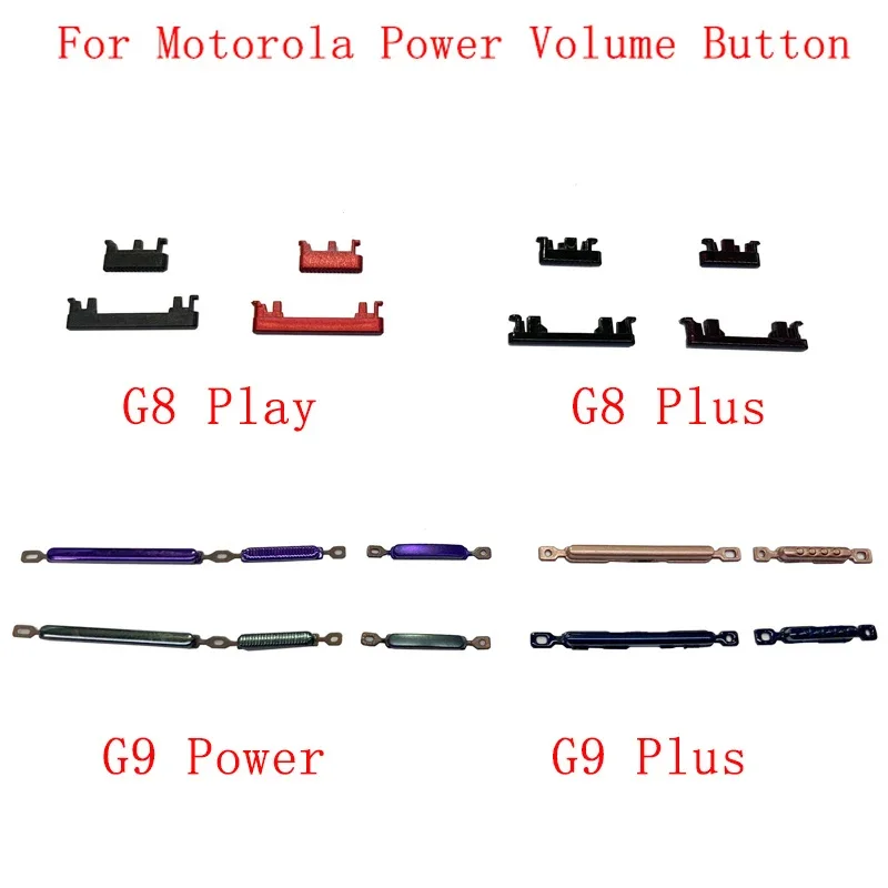 Vypnutie vypnutia tlačidla vypnutia tlačidla pre Motorola Moto G8 G9 Power Plus Play Bočné tlačidlo Opravy dielov