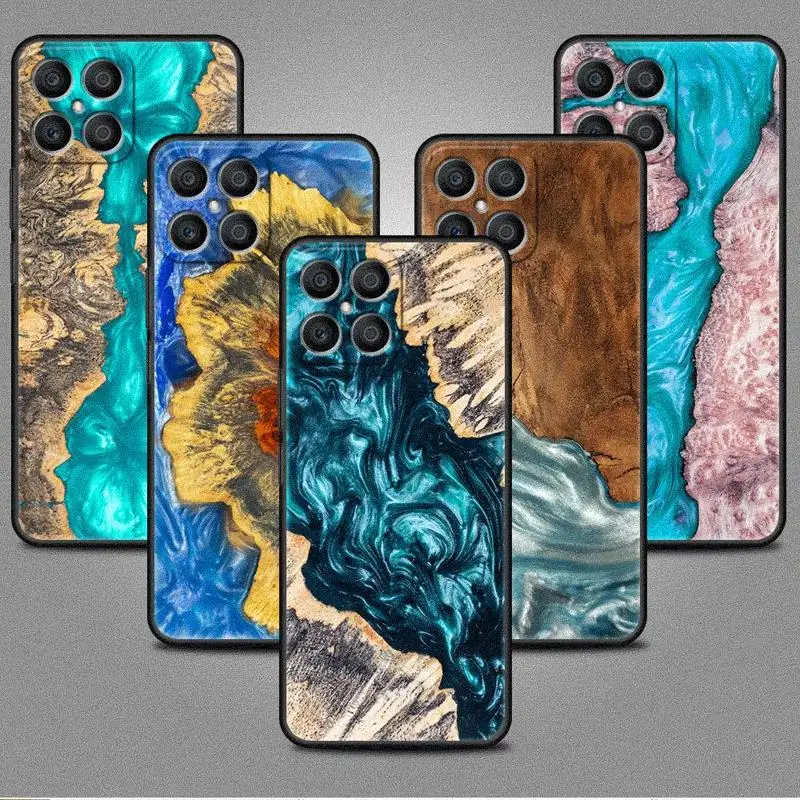 Vyrezávané drevené puzdro na česť x8 x8a 90 x9a 8x 70 50 20 Magic5 Pro 9x P60 P50 Black Soft Phone Funda