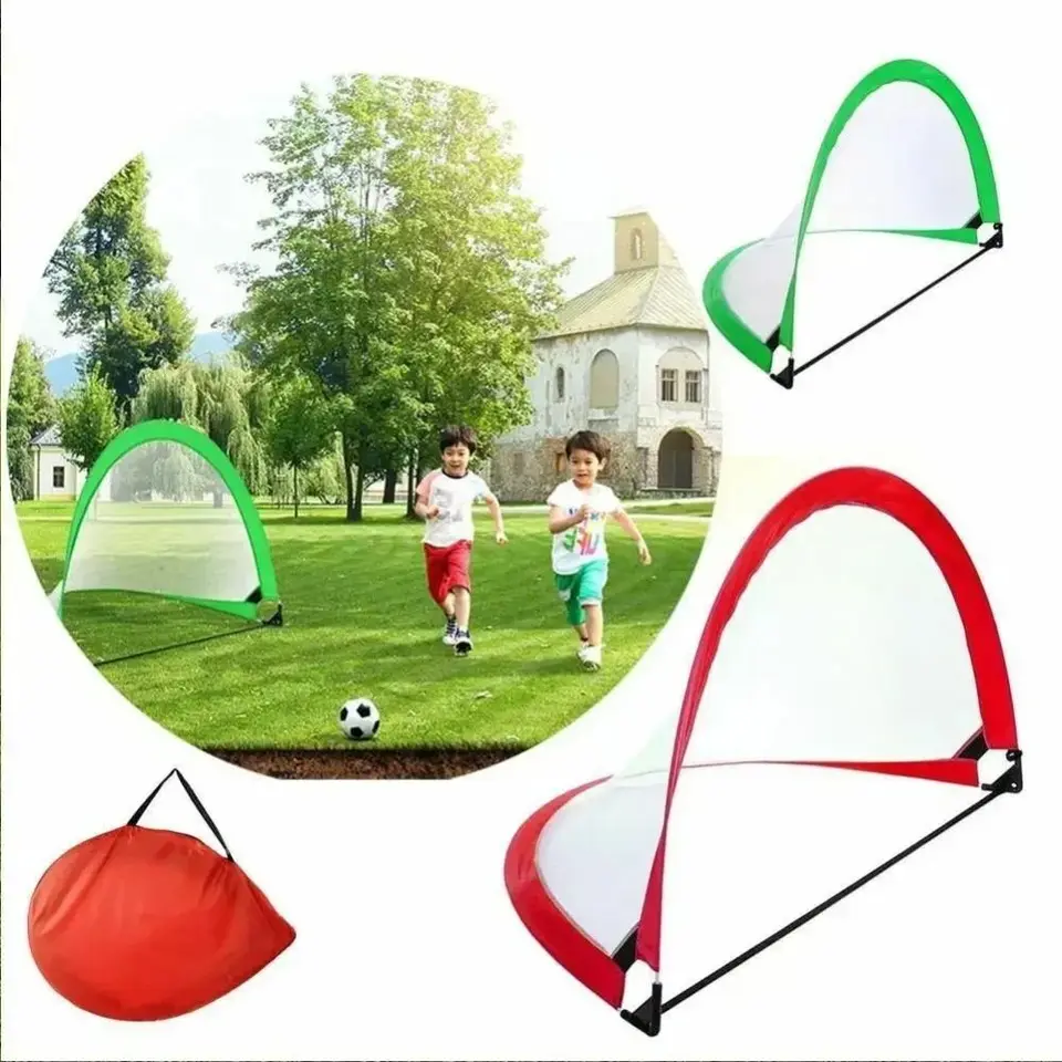 Vyskočte futbalové siete s prepravou puzdra skladacie futbalové góly Set Football Training Equipment Interactive Toy