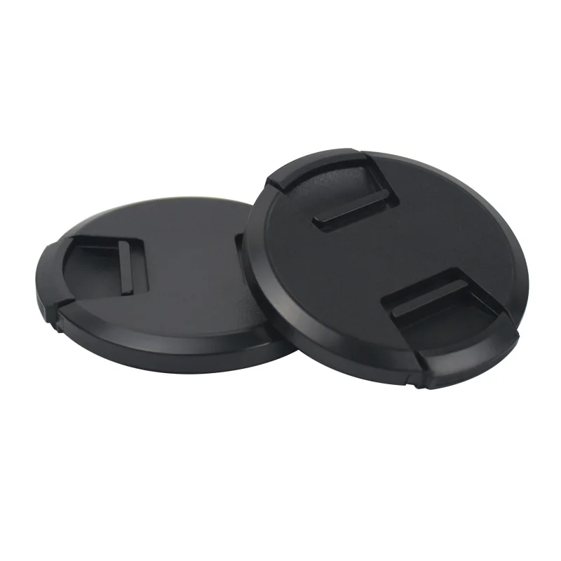 Vysokej kvalitnej druhej generácie 40,5 49 52 55 58 mm 62 mm 67 mm 72 mm 77 mm 82 mm stredná štipka Snap-on Cap Cover pre objektív Canon Camera objektív