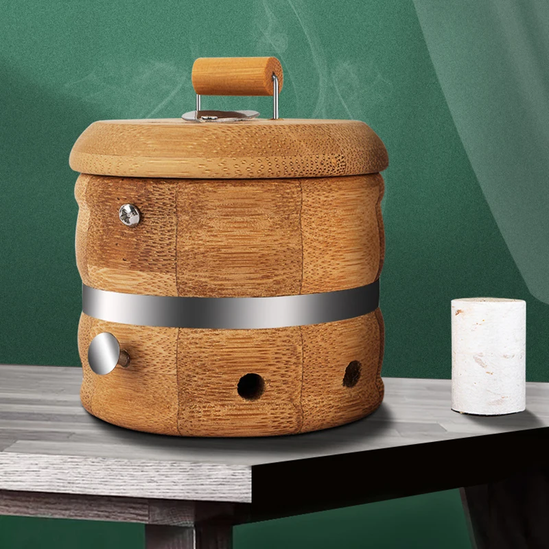 Vysokej triedy kontrolovateľná teplota drevená moxibustion box zahrievanie akupuntúru terapia Meridian masáž divoký mugwort moxa tyčinka