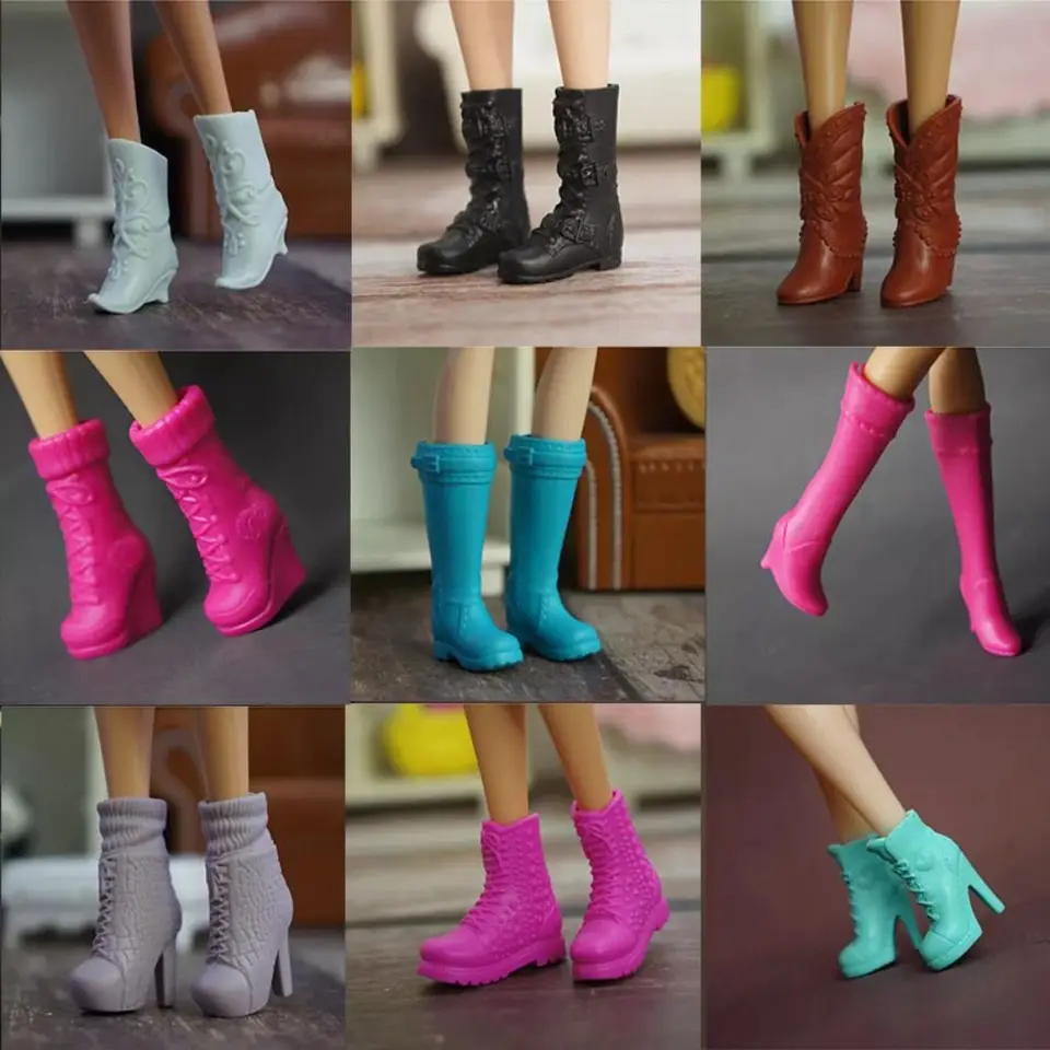 Vysoko kvalitná 1/6 topánok Doll Shoes Originálne 30 cm Super Model Boots 10 Štýly figúrky sandále Doll Doll Adsessory