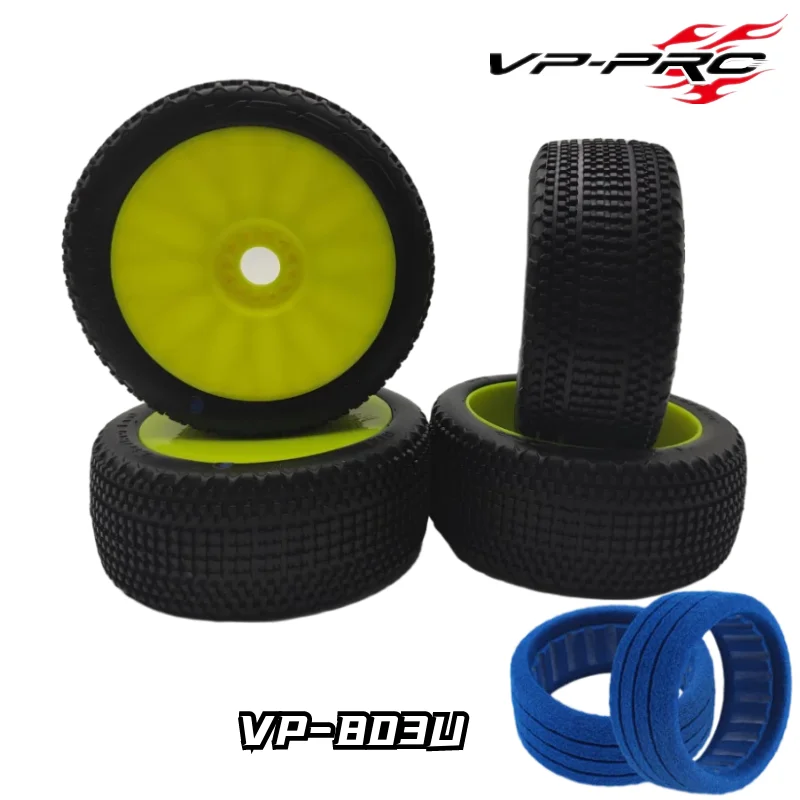 Vysoko kvalitná 1/8 RC Buggy Tire VP Pro 803U Striker EVO Stredne mäkká 17 mm matica pretekárska pneumatika špongia s vysokým uchopením Arrma XRAY HSP Kyosho