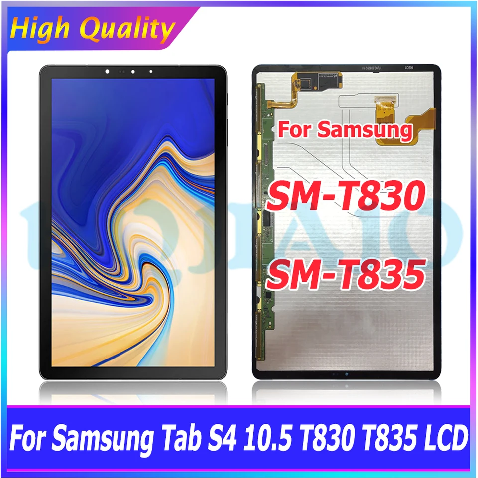 Vysoko kvalitná 10,5 '' LCD pre Samsung Tab S4 10.5 T830 SM-T830 T835 LCD DISPLEY DISPITION DIGITÁRNE Zostava Zostava