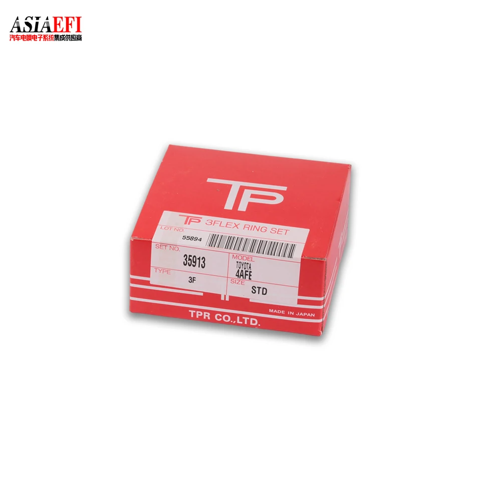Vysoko kvalitná 35913 MOTOR 4A-FE 4A 13011-16300 13011-16320 Piestový prsteň pre Toyota 4afe 1301116300 1301116320