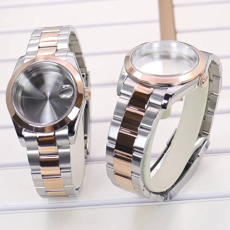 Vysoko kvalitná 36 mm 40 mm skosená hrana s náramkami pre náramky pre časti SEIKO NH35 NH36 NH38 NH34 MIYOTA8215 Pohyb 28,5 mm