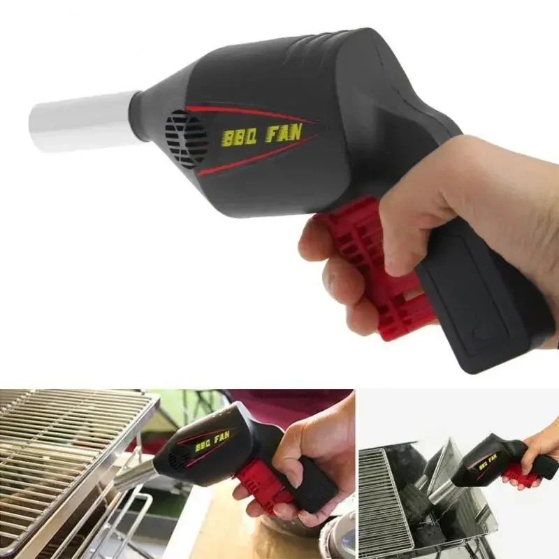 Vysoko kvalitná manuálne BBQ ventilátor Vzduchový dúchadlo Barbecue Tools Lising Fire Bellows Ptable Drop Drop Loď