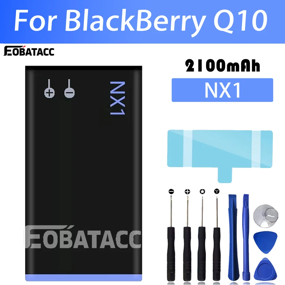 Vysoko kvalitná náhradná batéria pre BlackBerry Q10 NX1 BAT-52961-003 VEĽKÝ MOBILNÝ MOBIL NOVÉ BATKÉRIE