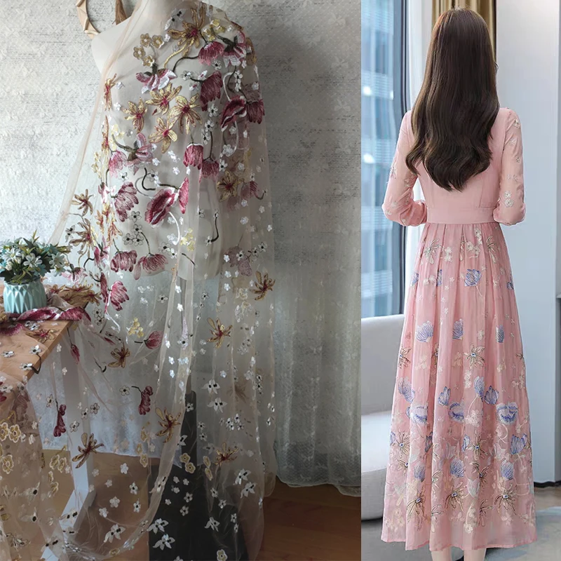 Vysoko kvalitná sieťová látka Vlastná dámska materiál Viacfarebná čipka Lace Lace Firl Sukne Detská tkanina Dekorácie