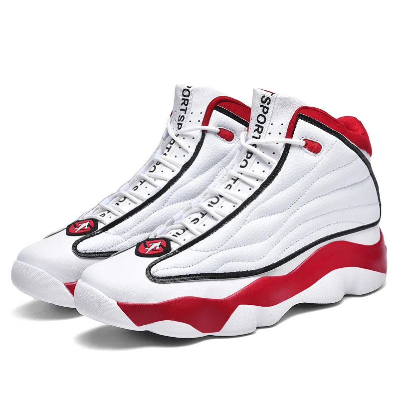 Vysoko kvalitné basketbalové topánky Pánske vonkajšie tréningové tenisky High Top Antis-Slip Outdoor Sneakers Pánske tenisky na telocvični