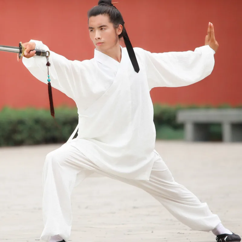 Vysoko kvalitné bavlnené bielizne oblečenie Men ženy tai chi obleky tréning odevy bojové umenie uniforma taoista kung fu top+nohavice