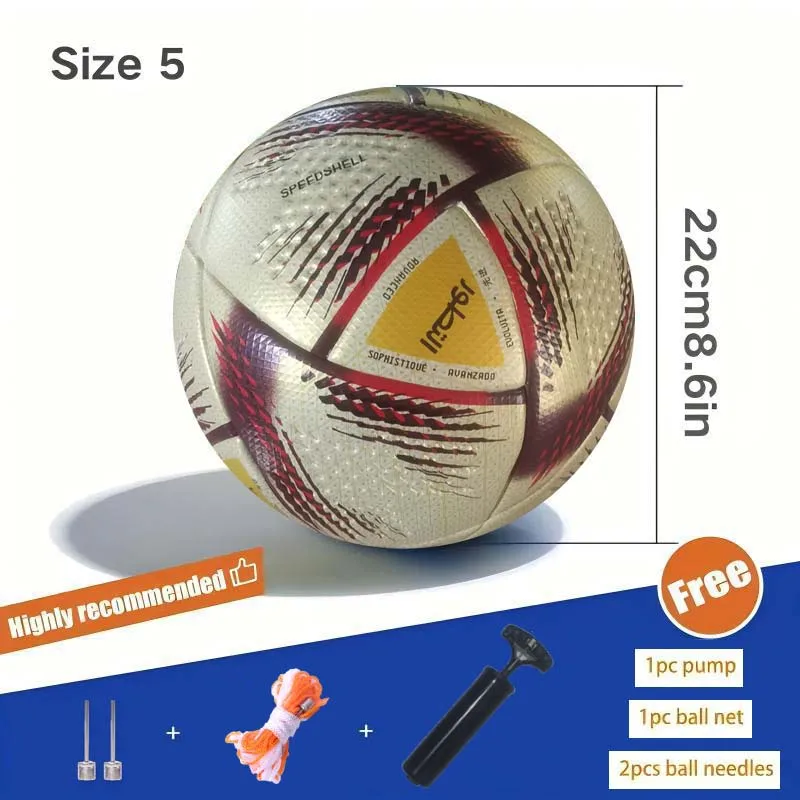 Vysoko kvalitné futbalové lopty Oficiálne veľkosť 5 PU Materiál bezšvový gól tím Outdoor Match Game Football Training Ballon de Foot
