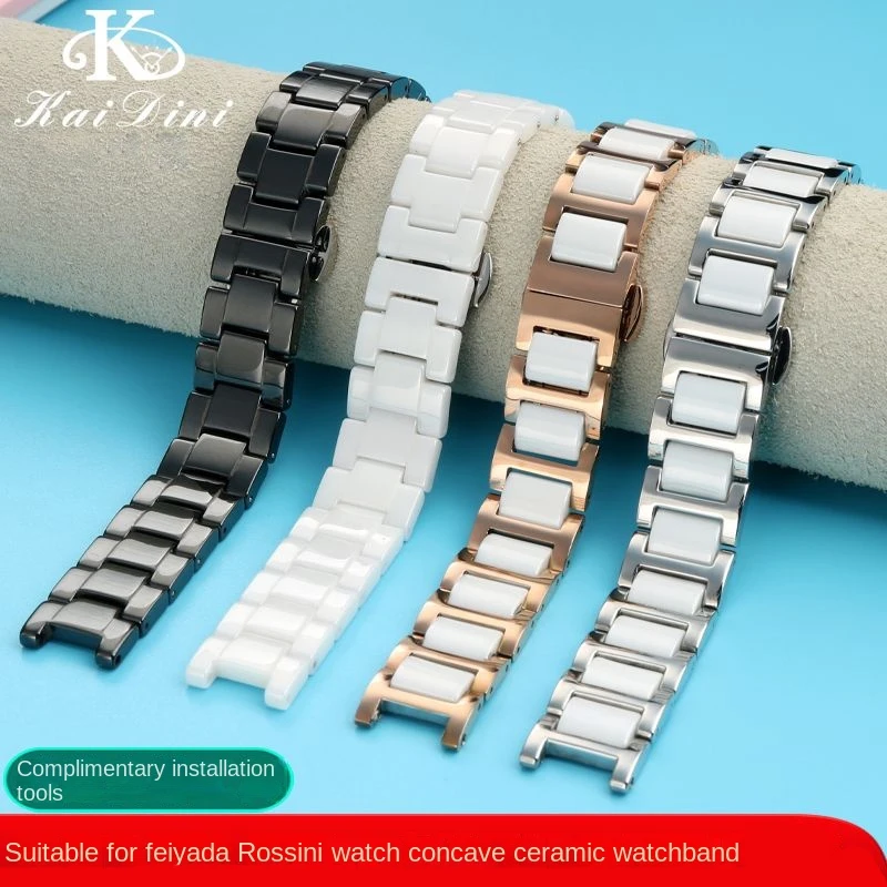 Vysoko kvalitné keramické hodinové pásmo pre GC Guess Rossini MK hodinky Band 20*11 mm 18*10 mm 16*8 mm mužské dámske remienky na hodinky