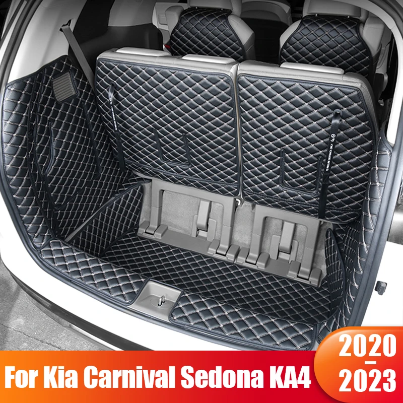 Vysoko kvalitné kožené auto kmeň kmeňa pre kia karneval Sedona KA4 2020 2021 2022 2023