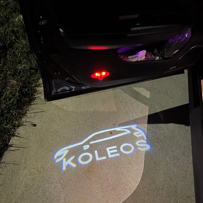 Vysoko kvalitné LED dvere auta Vitajte Ghost Shadow Light pre Renault Koleos 2007-2019 2020 2021 2022 2023 2024