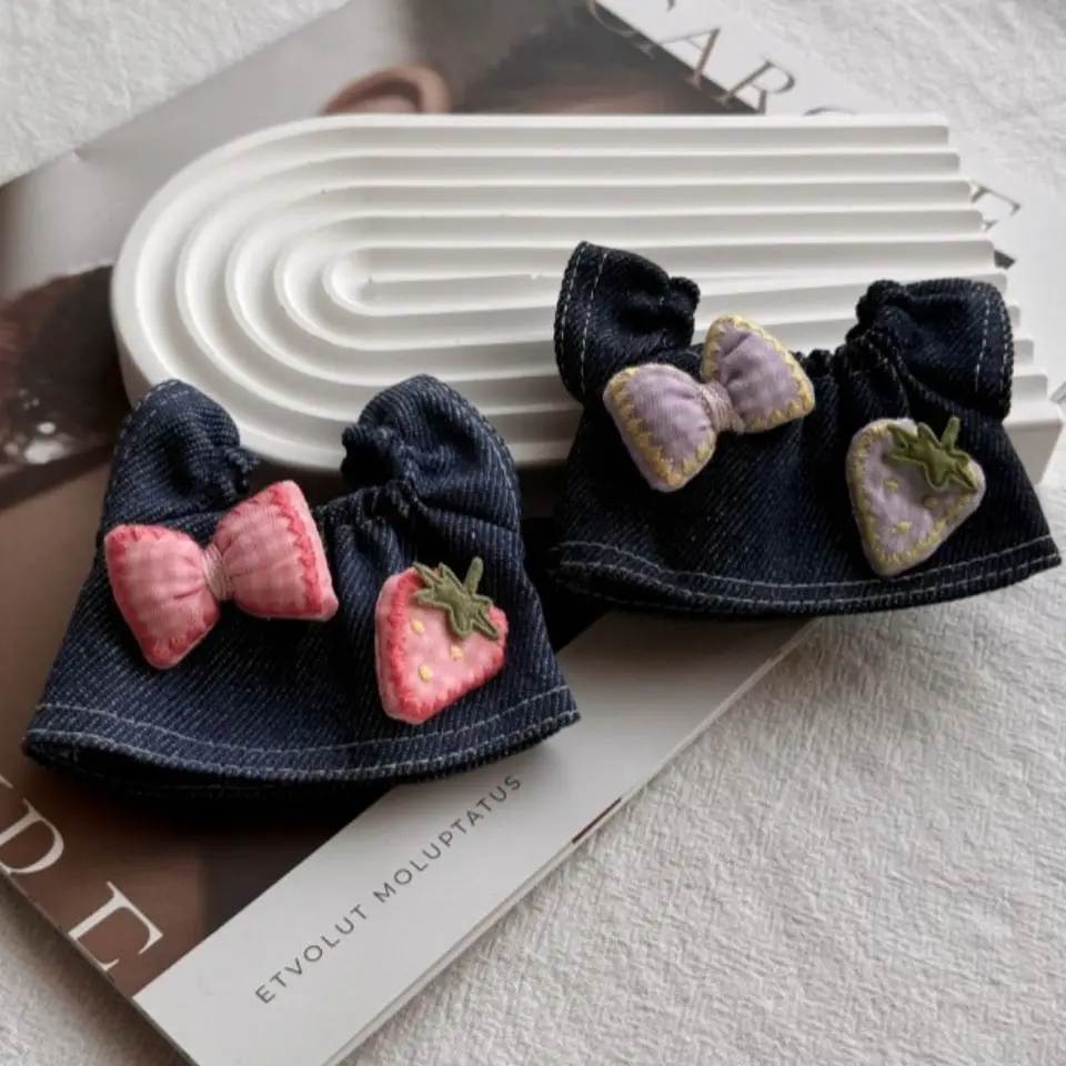 Vysoko kvalitné módne bavlnené kraťasy Dolls Multistyles Cotton Doll Suit Casy Nosí doplnky pre 10 cm bavlníkovú bábiku