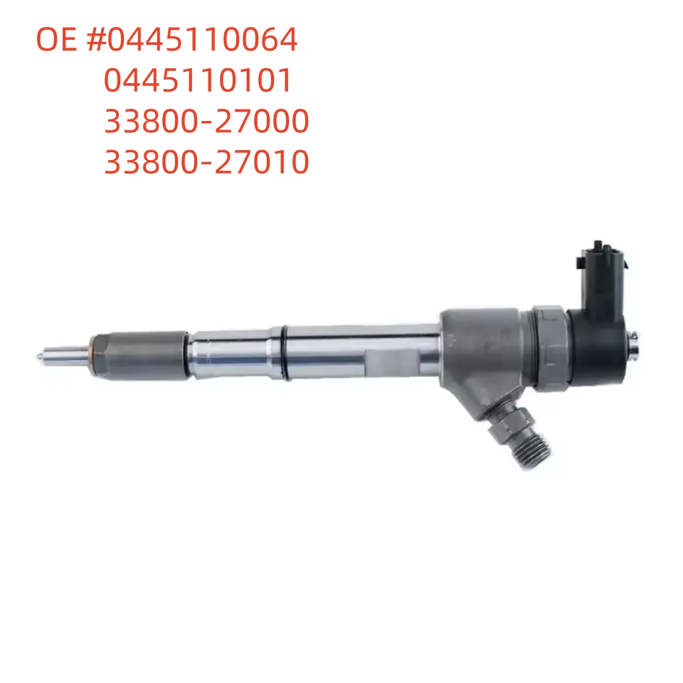 Vysoko kvalitné nové 0445110064 0445110101 33800-27000 33800-27010 Injektor paliva pre Hyundai Santa Fe 2.0 Matrix 1.5 CRDI Elantra