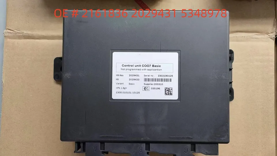 Vysoko kvalitné nové COO7 2161836 2029431 5348978 1401300485 ECU ELEKTRONICKÝ MODUL PRE SCANIAA TRACK